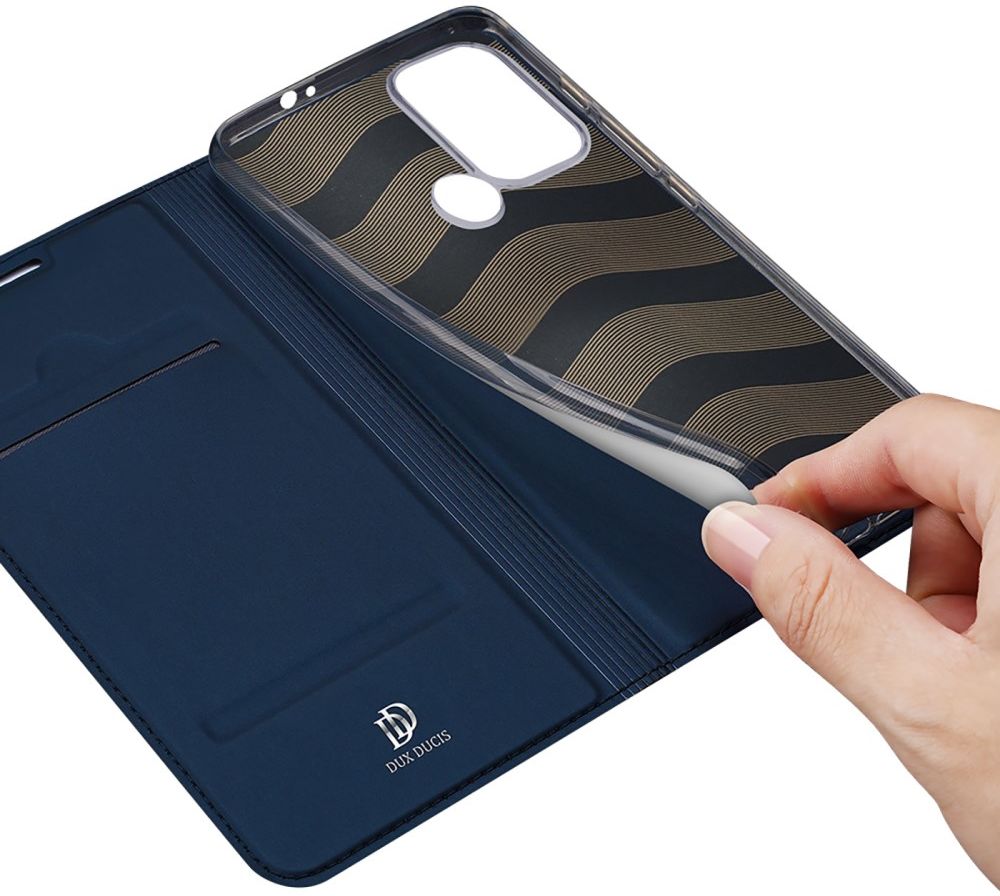 Dux Ducis Skin Pro Series Motorola Moto G60S Hoesje Portemonnee Blauw afbeelding 5