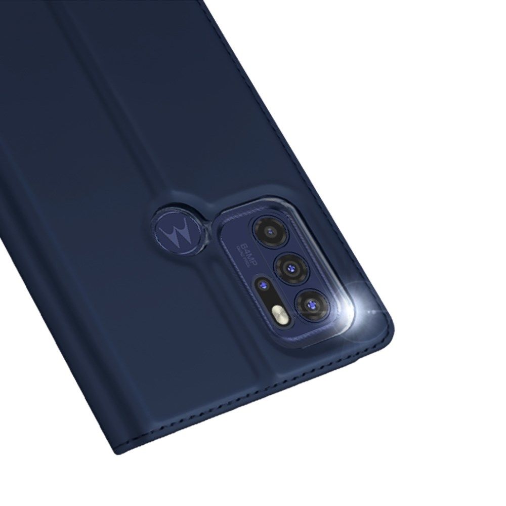 Dux Ducis Skin Pro Series Motorola Moto G60S Hoesje Portemonnee Blauw afbeelding 7