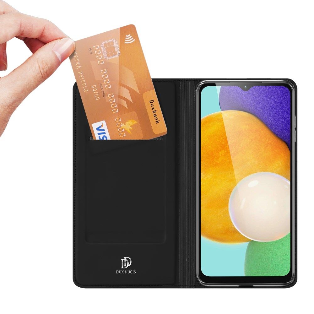 Dux Ducis Skin Pro Samsung Galaxy A13 5G/A04s Hoesje Portemonnee Zwart afbeelding 1