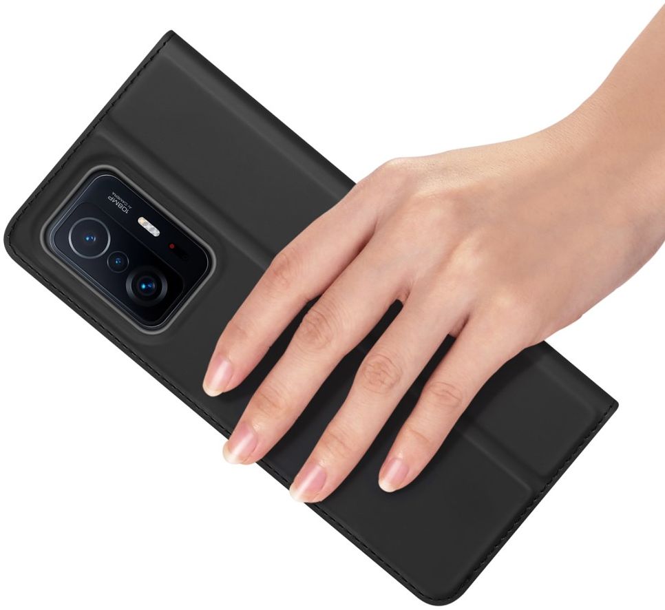 Dux Ducis Skin Pro Series Xiaomi 11T/11T Pro Hoesje Portemonnee Zwart afbeelding 5