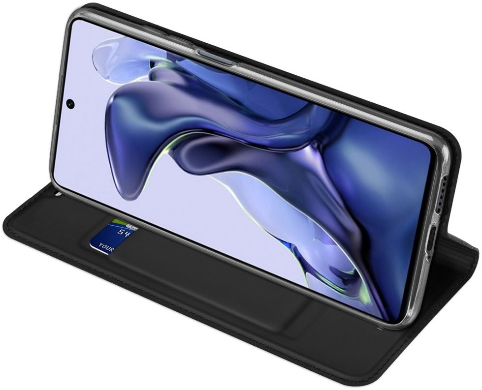 Dux Ducis Skin Pro Series Xiaomi 11T/11T Pro Hoesje Portemonnee Zwart afbeelding 8
