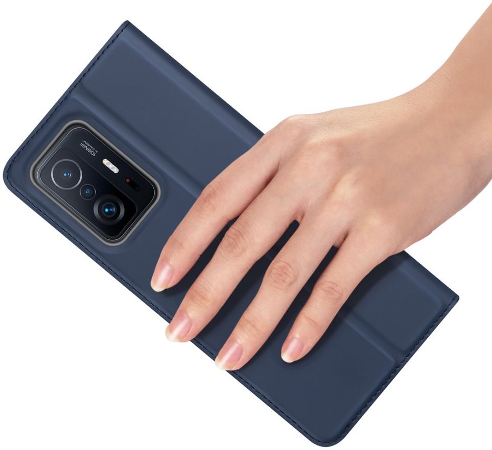 Dux Ducis Skin Pro Series Xiaomi 11T/11T Pro Hoesje Portemonnee Blauw afbeelding 5