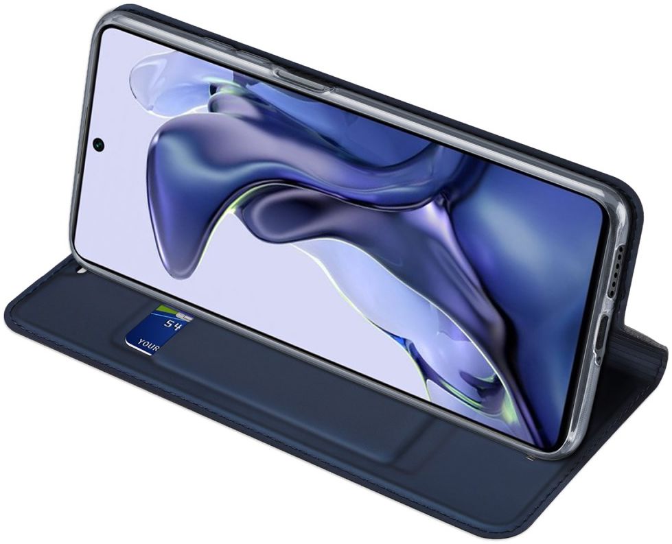 Dux Ducis Skin Pro Series Xiaomi 11T/11T Pro Hoesje Portemonnee Blauw afbeelding 8