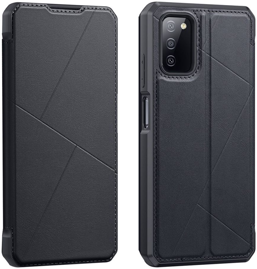 Dux Ducis Skin X Series Samsung Galaxy A03s Hoesje Book Case Zwart afbeelding 3
