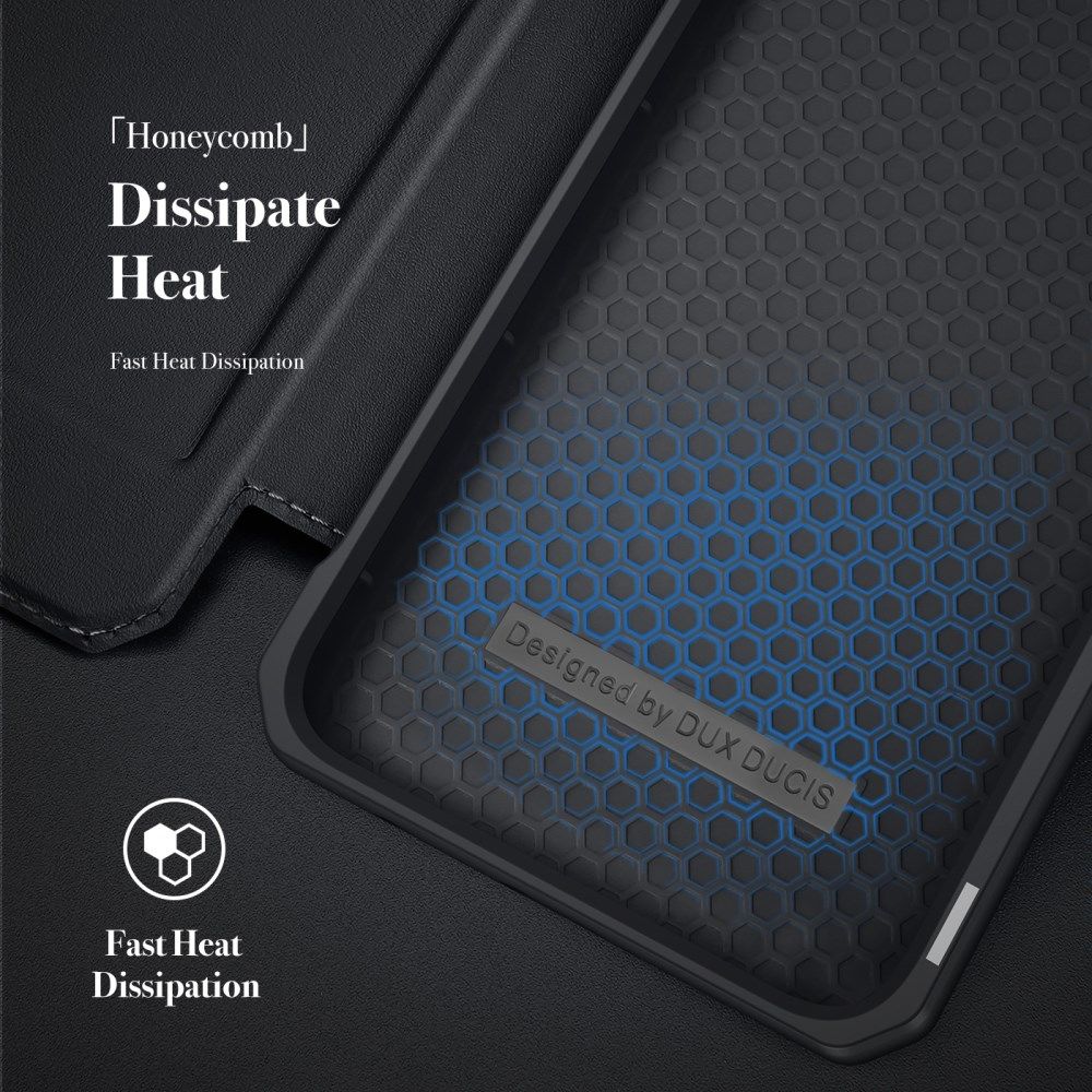 Dux Ducis Skin X Series Samsung Galaxy A03s Hoesje Book Case Zwart afbeelding 9