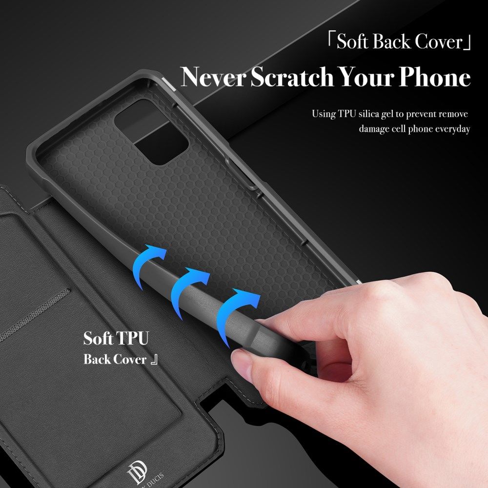 Dux Ducis Skin X Series Samsung Galaxy A03s Hoesje Book Case Zwart afbeelding 4