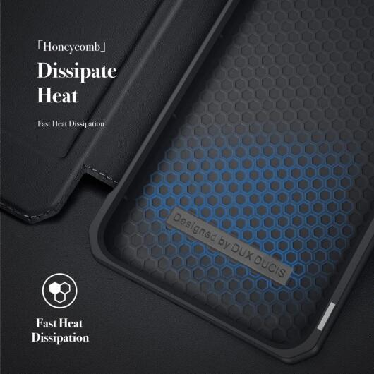 Dux Ducis Skin X Series Samsung Galaxy A03s Hoesje Book Case Zwart afbeelding 9