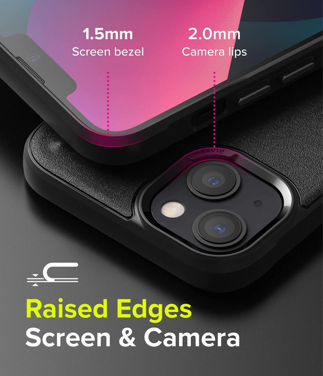 Ringke Onyx Apple iPhone 13 Mini Hoesje Flexibel TPU Zwart afbeelding 9