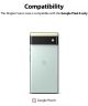 Ringke Fusion Google Pixel 6 Pro Hoesje Back Cover Matte Clear