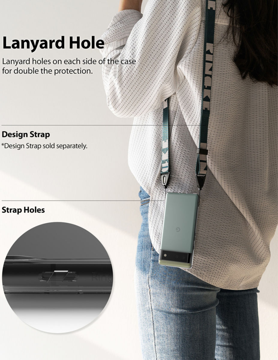 Ringke Fusion Google Pixel 6 Pro Hoesje Back Cover Matte Clear afbeelding 3