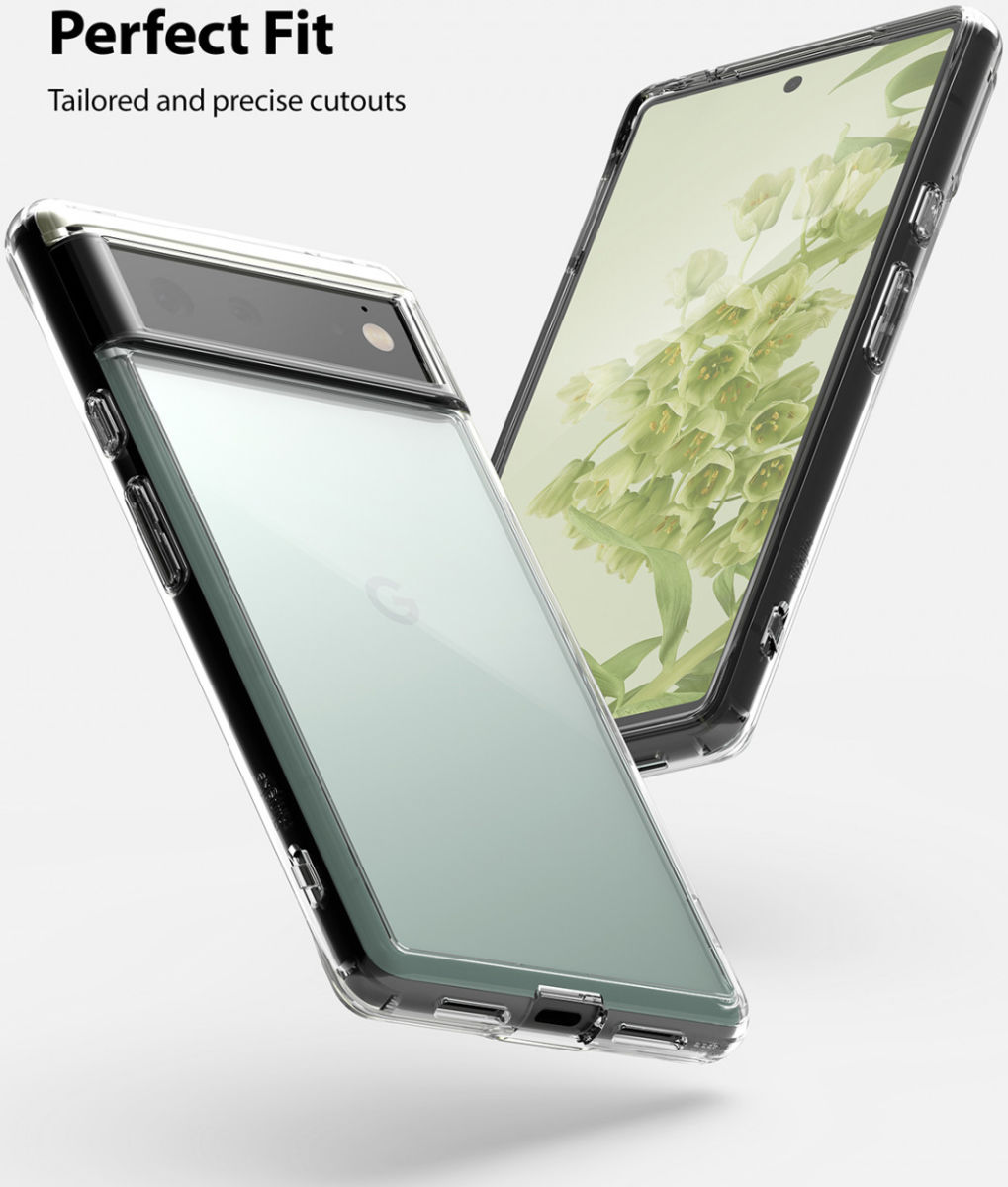 Ringke Fusion Google Pixel 6 Pro Hoesje Back Cover Matte Clear afbeelding 4