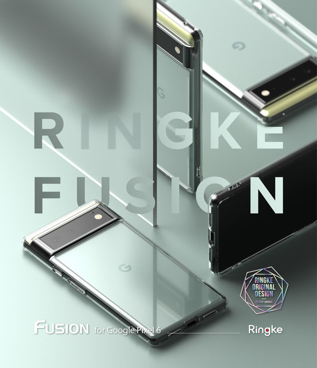 Ringke Fusion Google Pixel 6 Pro Hoesje Back Cover Matte Clear afbeelding 7