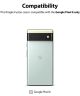 Ringke Fusion Google Pixel 6 Hoesje Back Cover Transparant