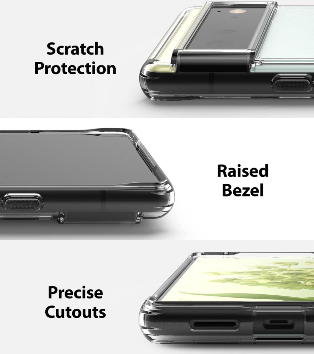 Ringke Fusion Google Pixel 6 Hoesje Back Cover Matte Clear afbeelding 10