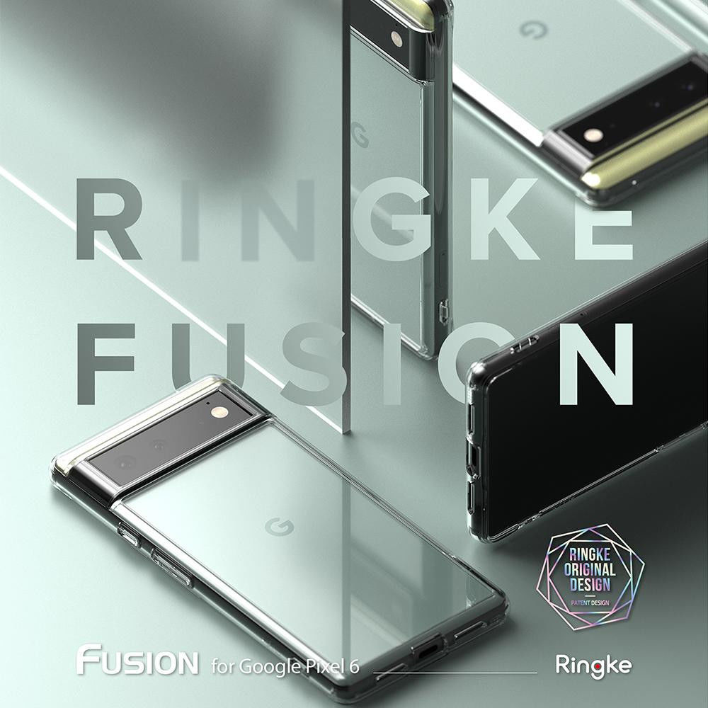 Ringke Fusion Google Pixel 6 Hoesje Back Cover Matte Clear afbeelding 5