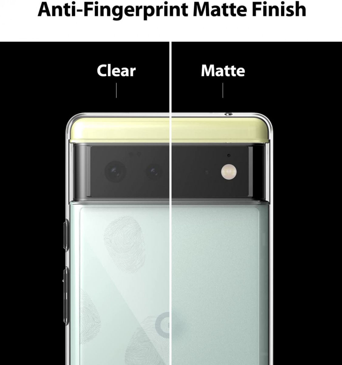 Ringke Fusion Google Pixel 6 Hoesje Back Cover Matte Clear afbeelding 9
