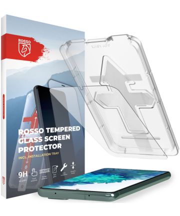 Rosso Samsung Galaxy S21 FE Tempered Glass Fingerprint & Case Friendly Screen Protectors