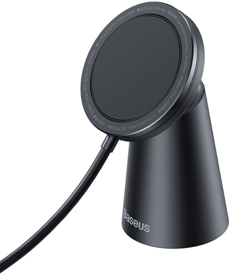 plak Speeltoestellen Ster Baseus Simple 15W Draadloze Oplader voor Apple MagSafe met Stand Zwart |  GSMpunt.nl