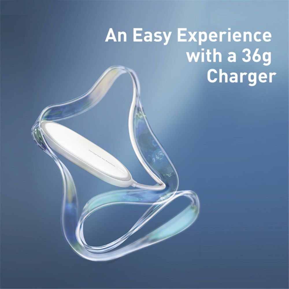 Baseus Light Magnetic Draadloze Oplader voor MagSafe Wit afbeelding 11