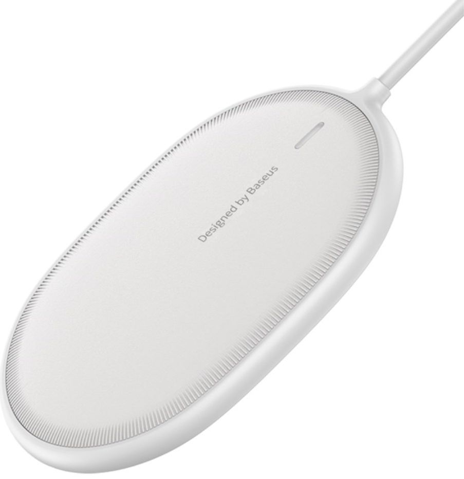 Baseus Light Magnetic Draadloze Oplader voor MagSafe Wit afbeelding 2