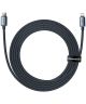 Baseus Crystal Series USB-C naar Apple Lightning Kabel 20W 2M Zwart