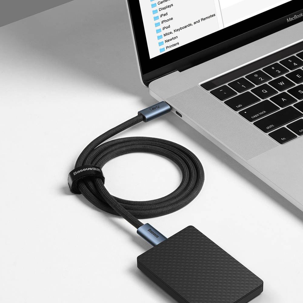 Baseus Flash Series USB-C naar USB-C Kabel 8K 60HZ Video 100W 1M Grijs afbeelding 11