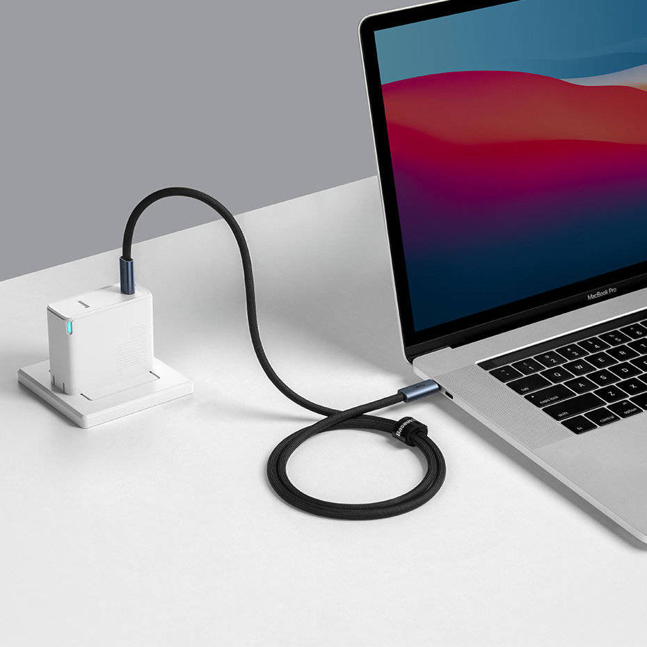 Baseus Flash Series USB-C naar USB-C Kabel 8K 60HZ Video 100W 1M Grijs afbeelding 17