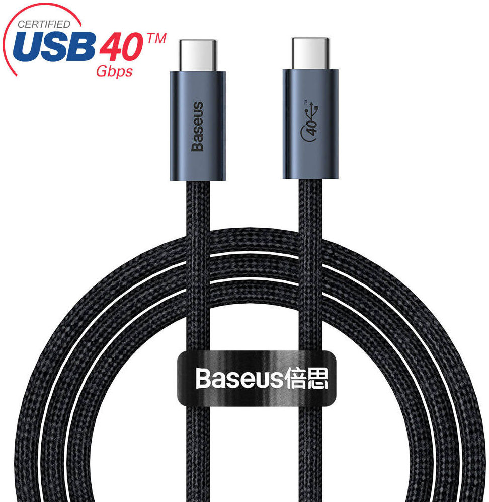 Baseus Flash Series USB-C naar USB-C Kabel 8K 60HZ Video 100W 1M Grijs afbeelding 2