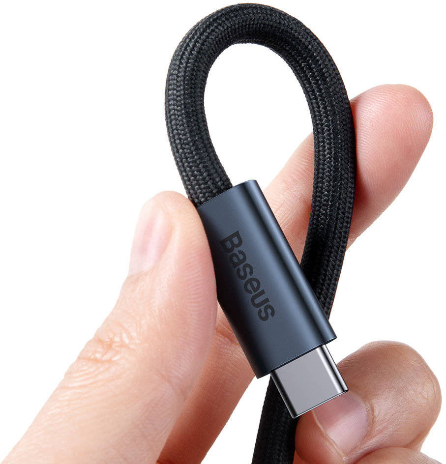 Baseus Flash Series USB-C naar USB-C Kabel 8K 60HZ Video 100W 1M Grijs afbeelding 5