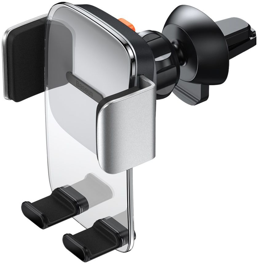 Baseus Easy Control Telefoonhouder Auto voor Ventilatierooster Zilver afbeelding 2