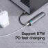 Baseus USB 3.0 / USB-C PD 87W / HDMI 4K / RJ45 LAN Laptop/Macbook Hub afbeelding 7