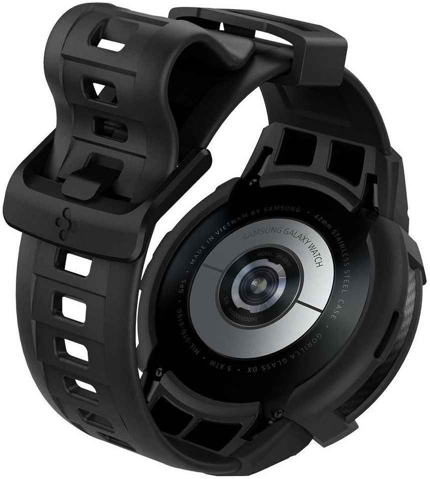 Spigen Rugged Armor Pro Samsung Galaxy Watch 4 46MM Case Bandje Zwart afbeelding 10