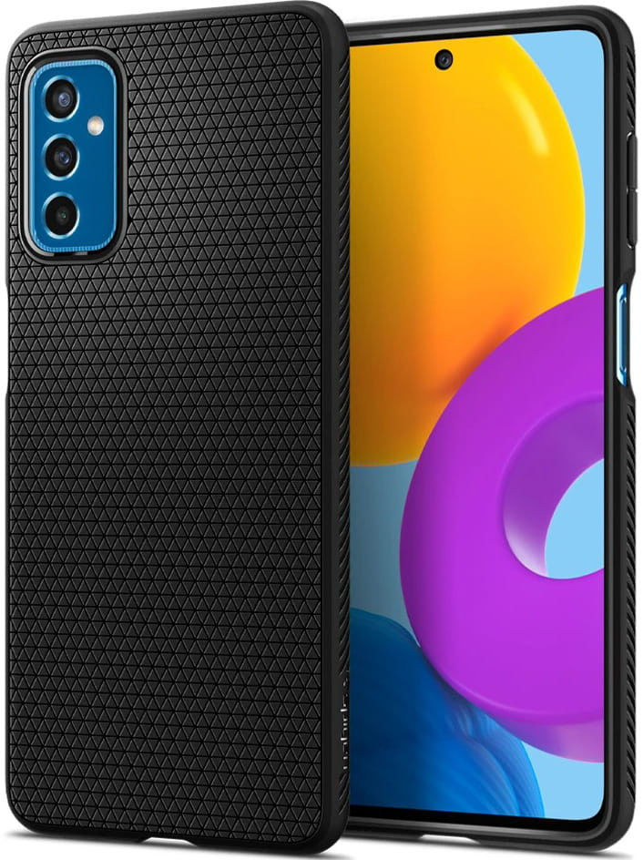 Spigen Liquid Air Samsung Galaxy M52 5G Hoesje Flexibel TPU Zwart afbeelding 1