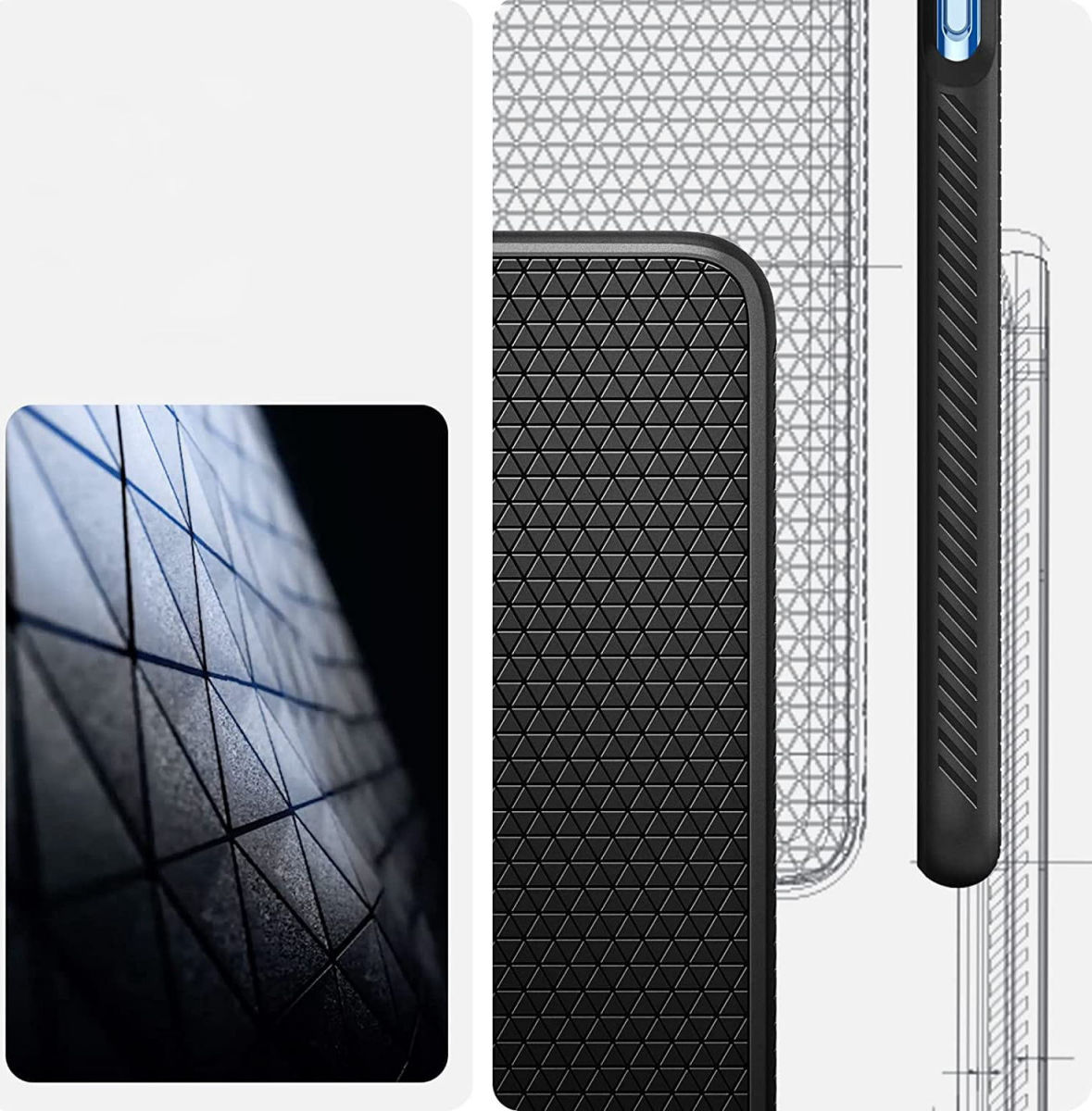 Spigen Liquid Air Samsung Galaxy M52 5G Hoesje Flexibel TPU Zwart afbeelding 11