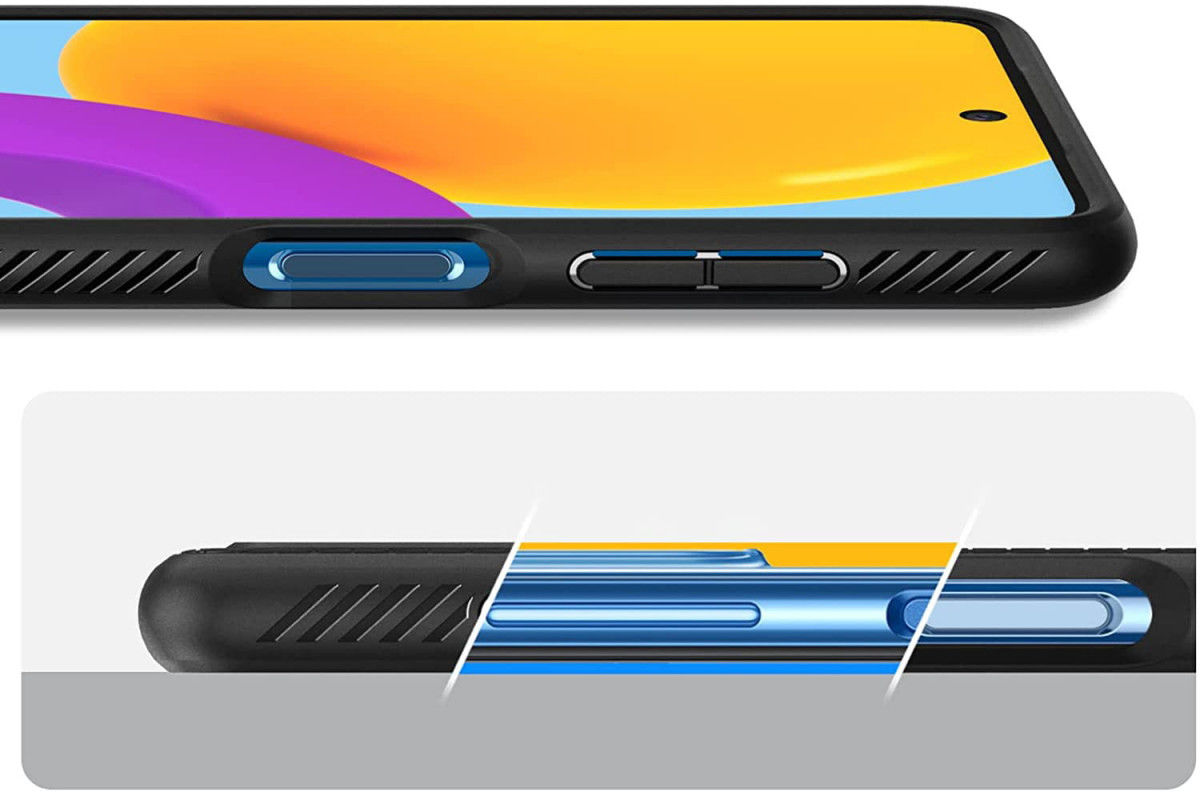 Spigen Liquid Air Samsung Galaxy M52 5G Hoesje Flexibel TPU Zwart afbeelding 12