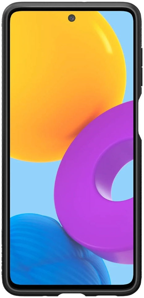 Spigen Liquid Air Samsung Galaxy M52 5G Hoesje Flexibel TPU Zwart afbeelding 4
