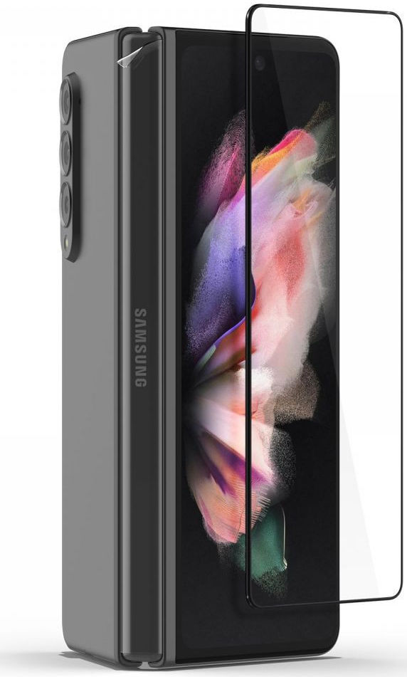 Spigen GLAS.tR Samsung Galaxy Z Fold 3 Screen Protector Tempered Glass afbeelding 2