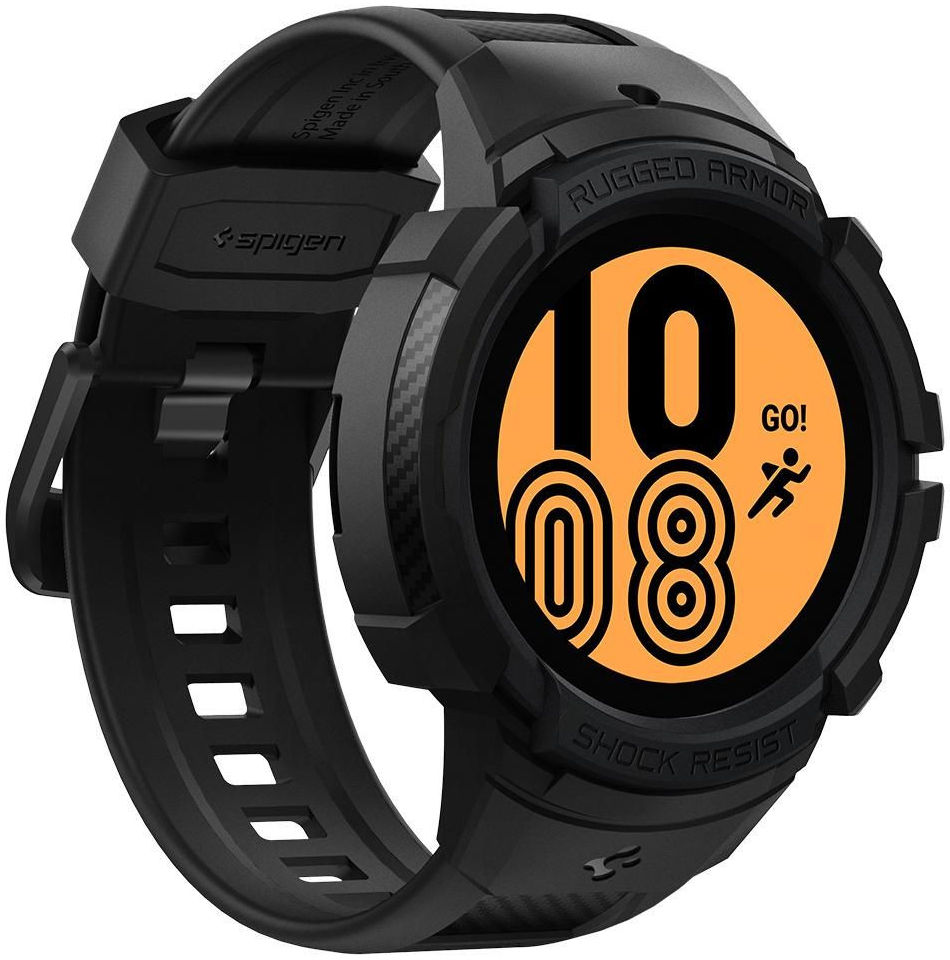 Spigen Rugged Armor Pro Samsung Watch 4 40MM Hoesje en Bandje Grijs afbeelding 12