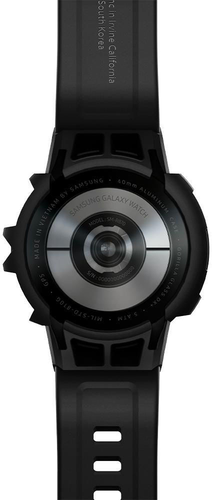 Spigen Rugged Armor Pro Samsung Watch 4 40MM Hoesje en Bandje Grijs afbeelding 13