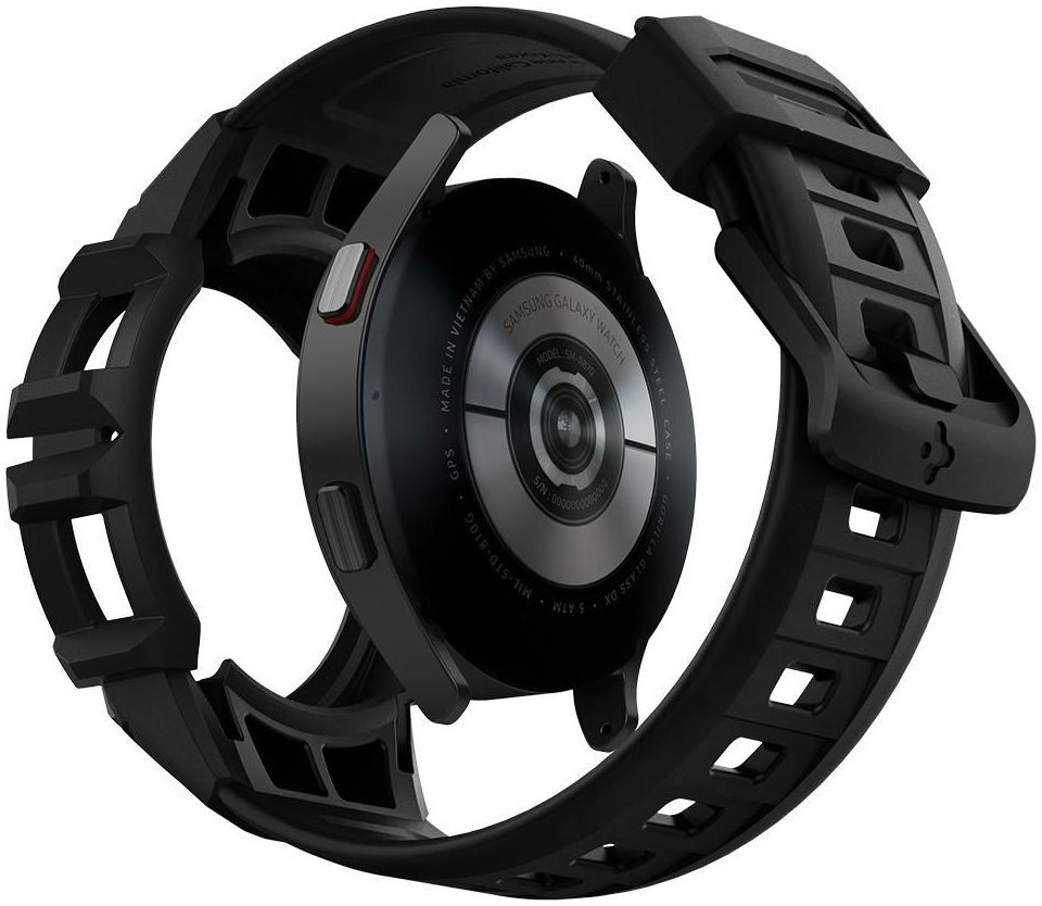Spigen Rugged Armor Pro Samsung Watch 4 40MM Hoesje en Bandje Grijs afbeelding 5