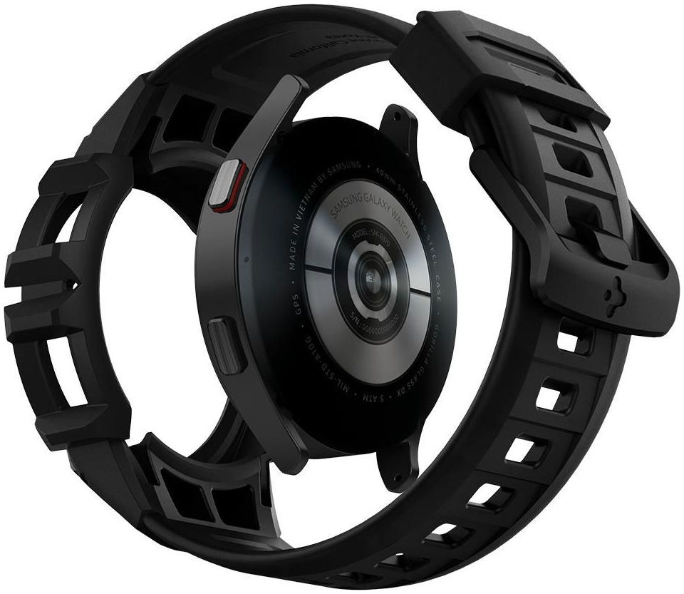 Spigen Rugged Armor Pro Samsung Watch 4 40MM Hoesje en Bandje Grijs afbeelding 7