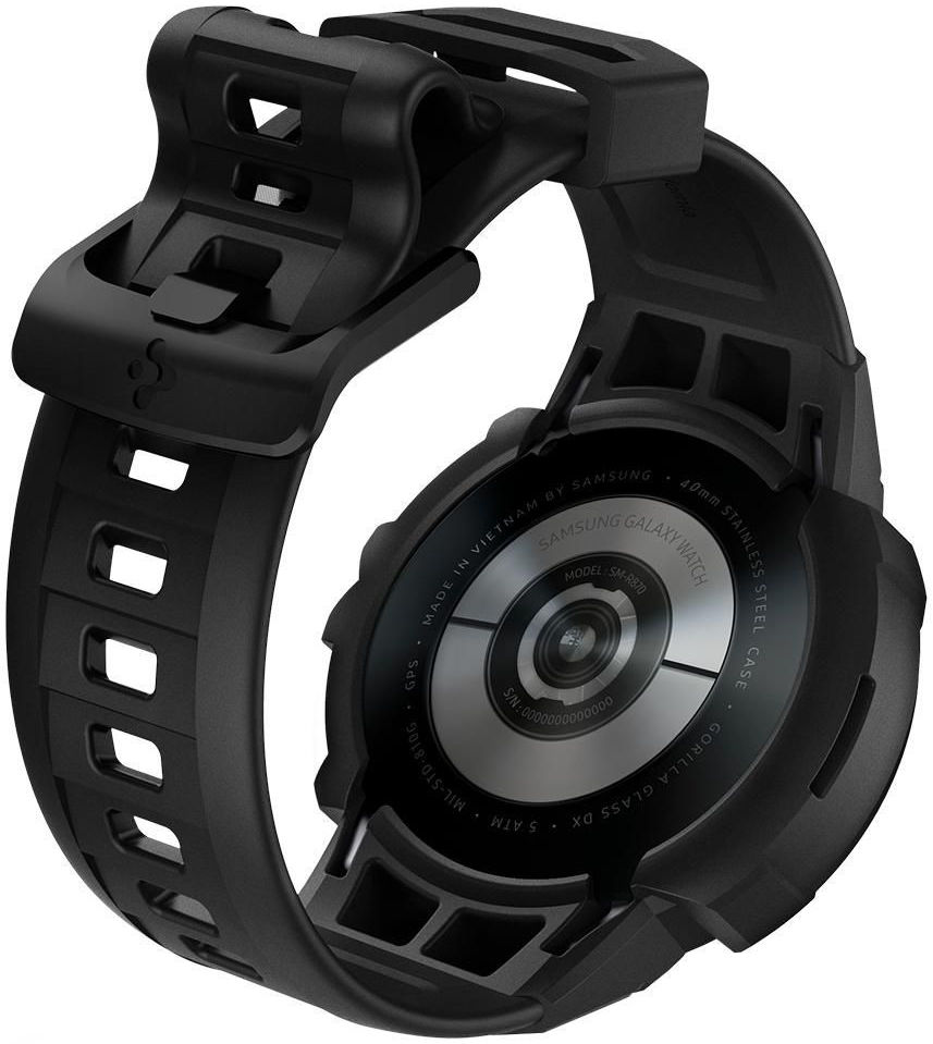 Spigen Rugged Armor Pro Samsung Watch 4 40MM Hoesje en Bandje Grijs afbeelding 9