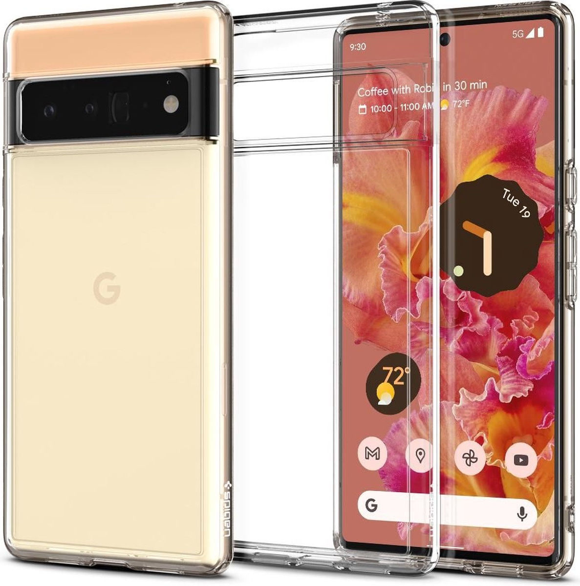 Spigen Ultra Hybrid Google Pixel 6 Pro Hoesje Transparant afbeelding 1