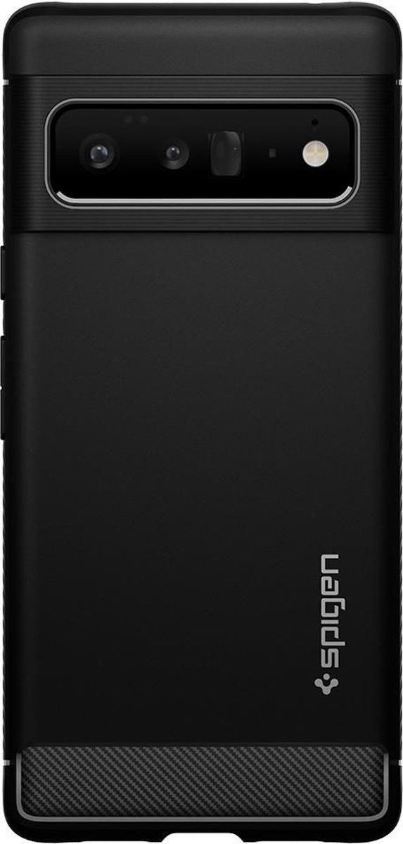 Spigen Rugged Armor Google Pixel 6 Pro Hoesje Zwart afbeelding 2