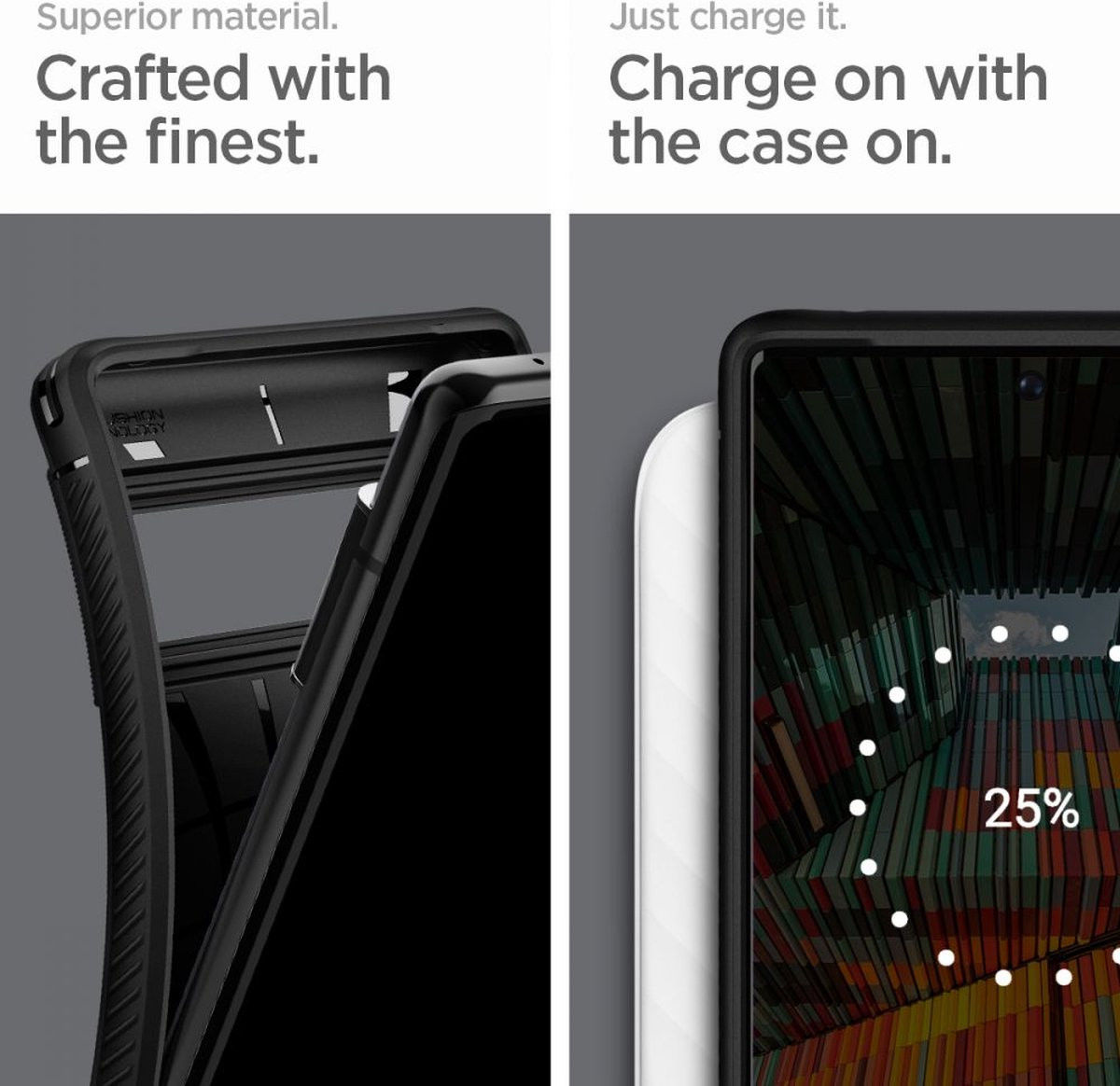 Spigen Rugged Armor Google Pixel 6 Pro Hoesje Zwart afbeelding 9
