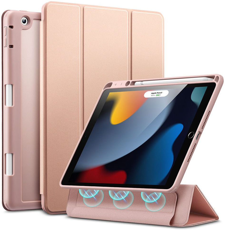 ESR Rebound Hybrid Apple iPad 10.2 (2019/2020/2021) Hoes Roze afbeelding 1