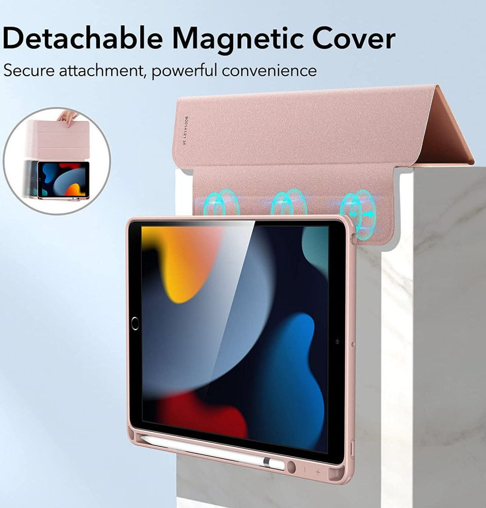 ESR Rebound Hybrid Apple iPad 10.2 (2019/2020/2021) Hoes Roze afbeelding 3