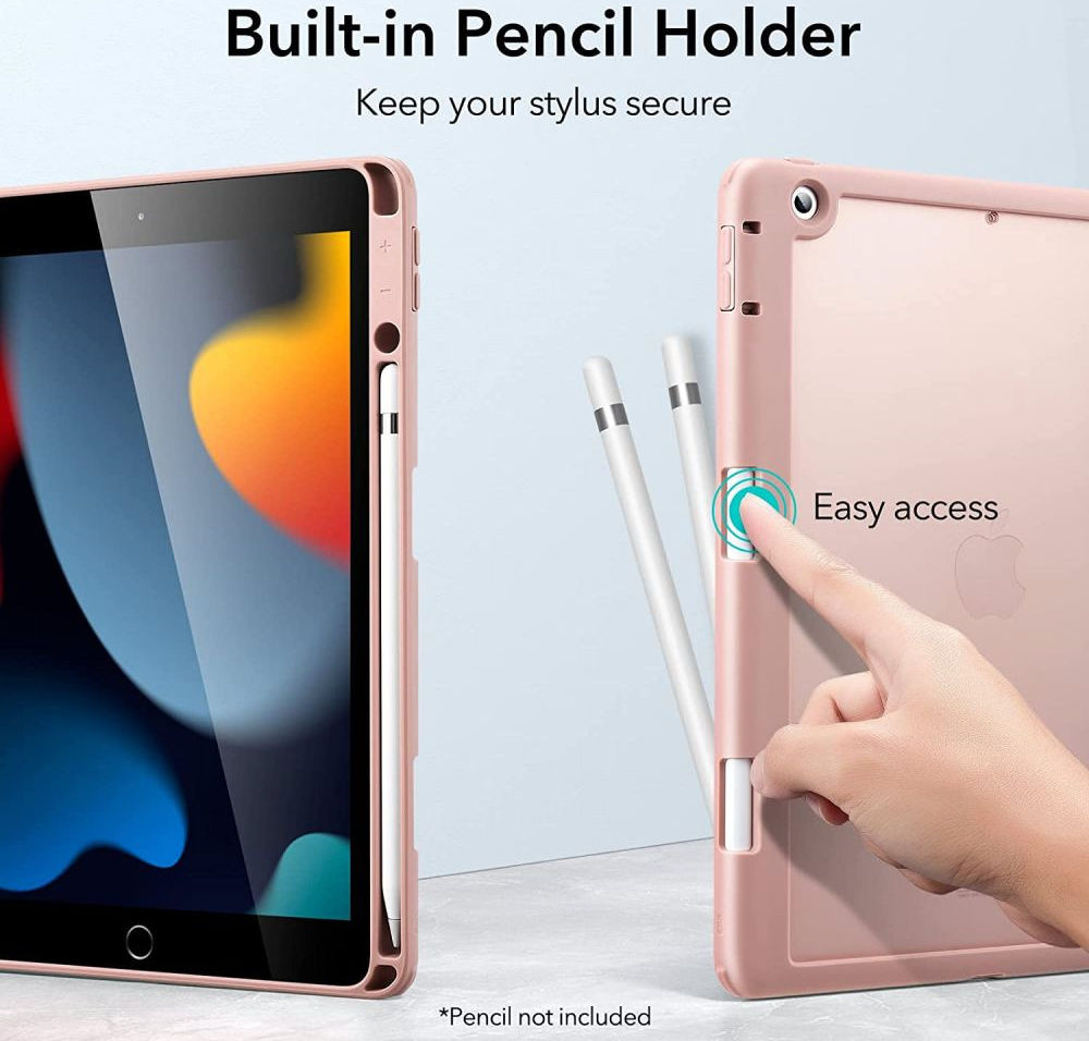 ESR Rebound Hybrid Apple iPad 10.2 (2019/2020/2021) Hoes Roze afbeelding 6