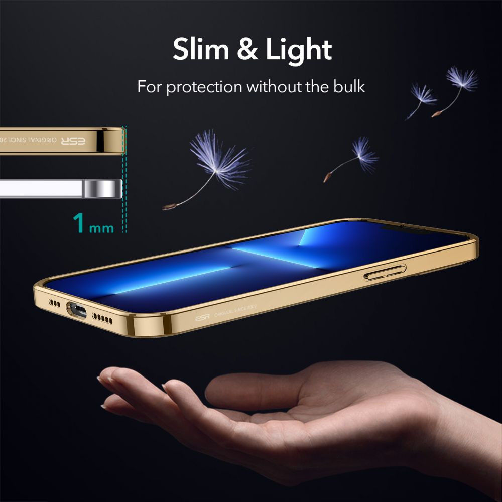ESR Project Zero Apple iPhone 13 Pro Hoesje Dun TPU Goud afbeelding 5