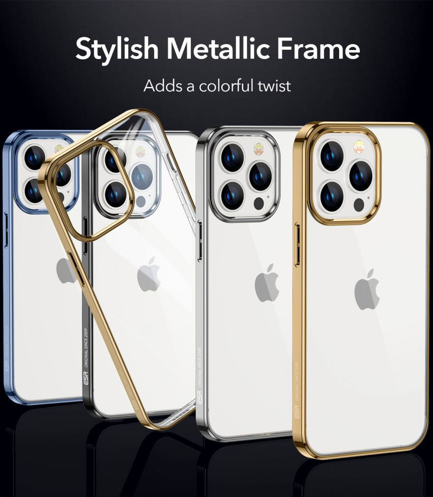 ESR Project Zero Apple iPhone 13 Pro Hoesje Dun TPU Goud afbeelding 6